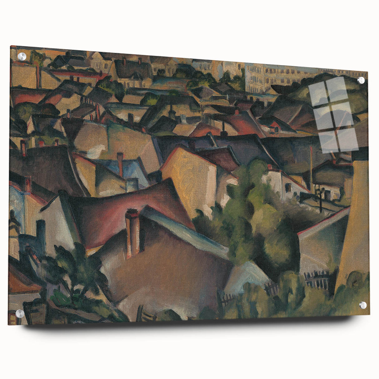 Expressionism Wall Art - Košice in Spring by Konštantín Bauer