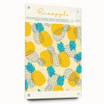 Acrylic glass print of assorted fruits in vibrant colors, suitable for dining room or kitchen decor.