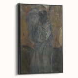 Impressionism Wall Art - Mysterious Figure of a Man - Dark Moody Art Print
