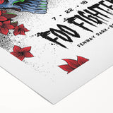 Foo Fighters Retro Wall Art - Vintage Skull Concert Poster
