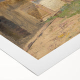 Romantic Art Prints: "Girl in a Farmyard" by László Mednyánszky