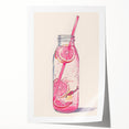 Extra large rolled print of vibrant floral art, ideal for art wall dining room or classy bathroom decor.