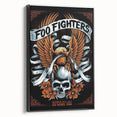 Foo Fighters Retro Wall Art - Vintage Skull & Eagle Poster