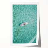 Extra large rolled print of floral art with vibrant summer colors, suitable for dining room or bathroom walls.