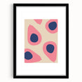 Extra large abstract art print of colorful, textured fruits on a black framed canvas, ideal for living room decor.