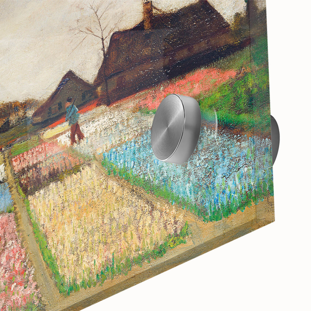 Impressionist Landscape - Flower Beds in Holland by Vincent van Gogh Print