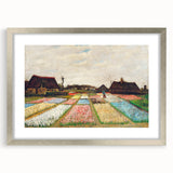 Impressionist Landscape - Flower Beds in Holland by Vincent van Gogh Print