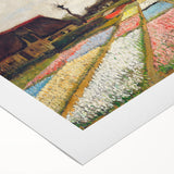 Impressionist Landscape - Flower Beds in Holland by Vincent van Gogh Print