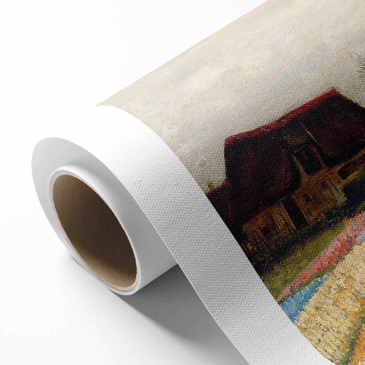 Impressionist Landscape - Flower Beds in Holland by Vincent van Gogh Print