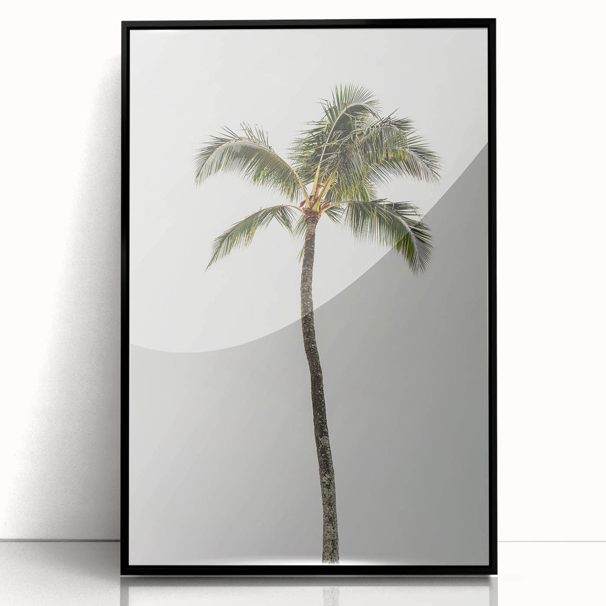 Large abstract wall art featuring vibrant summer hues on black framed acrylic, suitable for modern art wall decor.