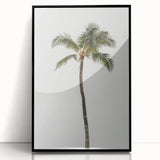 Large abstract wall art featuring vibrant summer hues on black framed acrylic, suitable for modern art wall decor.