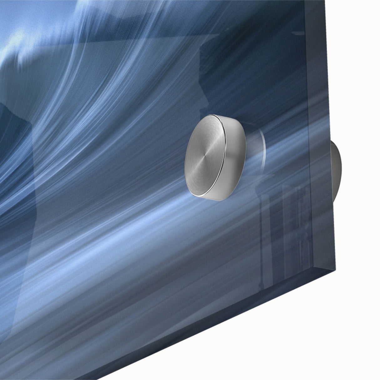 Crashing Blue Wave Wall Art – Abstract Ocean Motion Photography