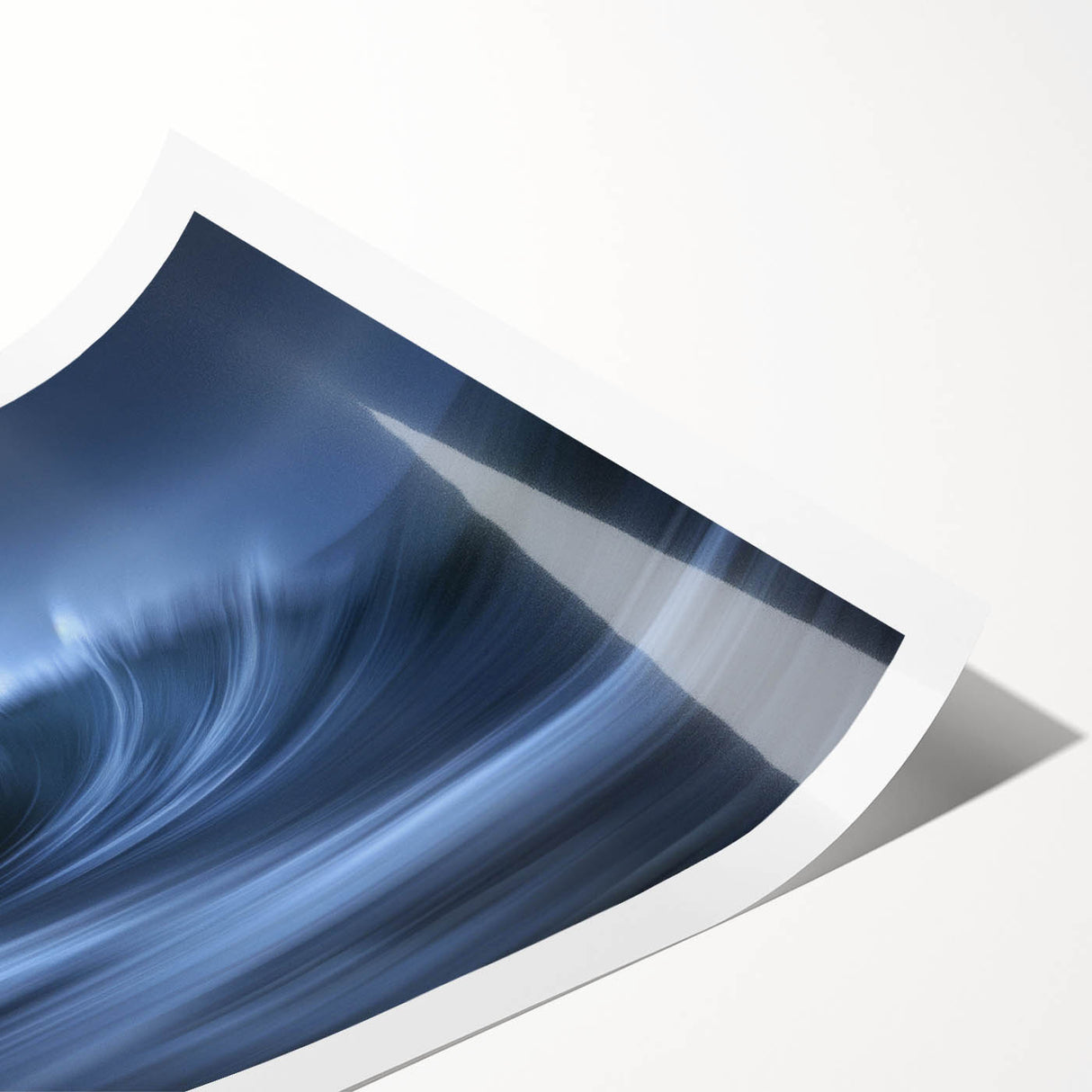 Crashing Blue Wave Wall Art – Abstract Ocean Motion Photography