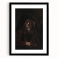 Baroque Art Portrait - Antique Art Print with Timeless Elegance