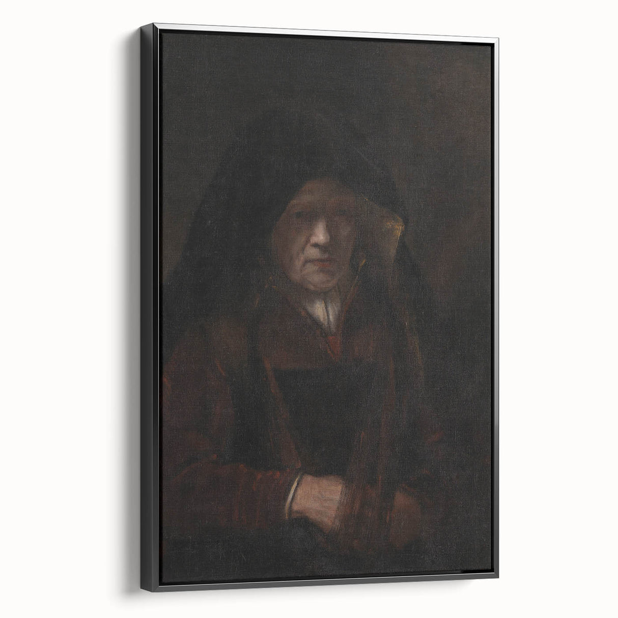 Baroque Art Portrait - Antique Art Print with Timeless Elegance