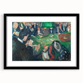 Expressionist Roulette Scene – Vibrant Abstract Casino Canvas Wall Art