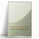 St. Patrick’s Day Wall Art - Minimalist Irish Typography Print