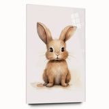 Adorable Fluffy Bunny Nursery Wall Art - Baby Room Decor