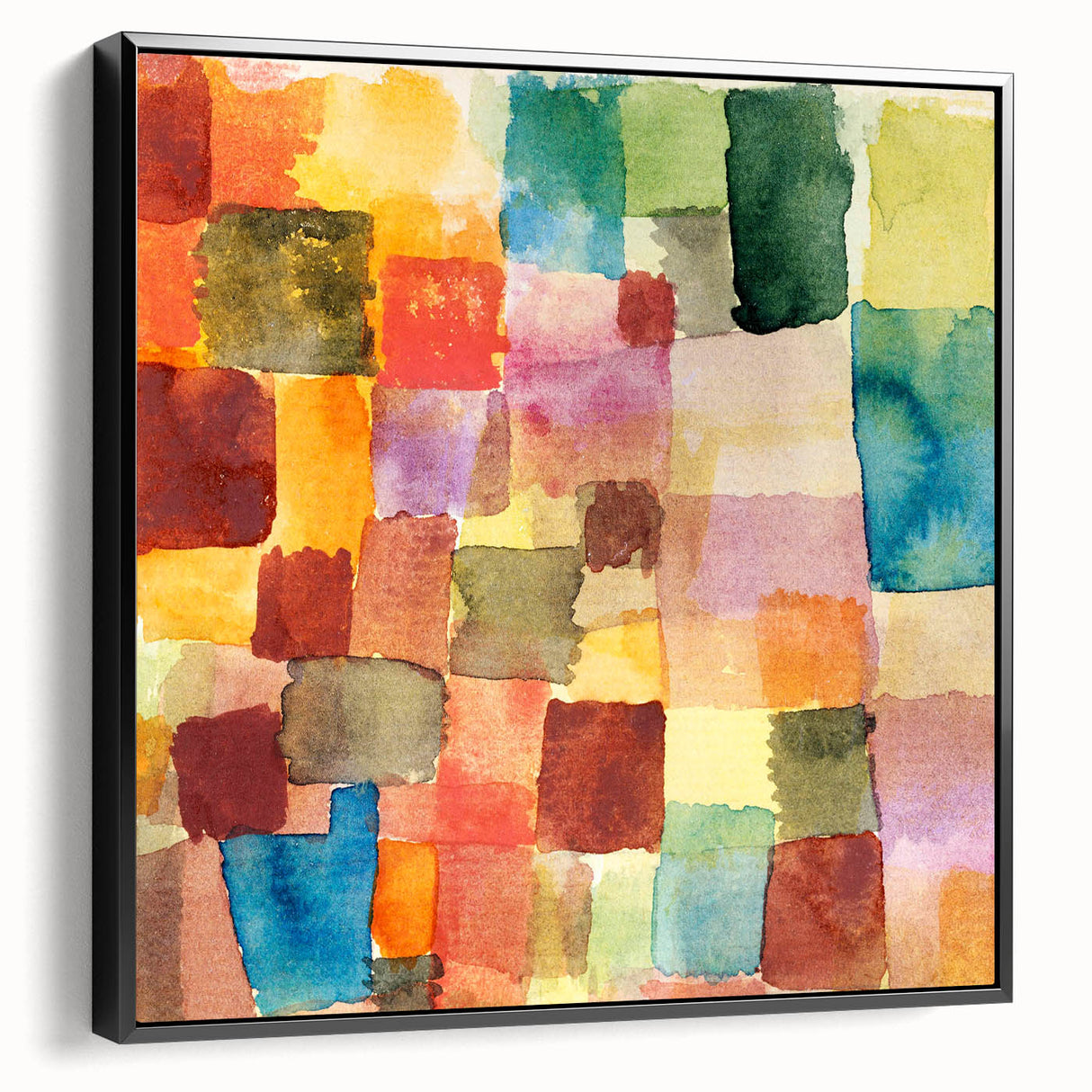 Abstract Modern Art Print in Earthy Tones - Contemporary Wall Decor