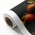 Fresh Apple Splash - Vibrant Kitchen Art for Modern Spaces
