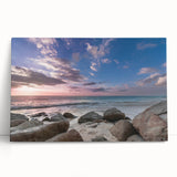 Large black and white photo of Antigua scenery on stretched canvas, suitable for kitchen wall art.