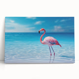 Black and white photograph of Caribbean Aruba scenery on large stretched canvas, ideal for kitchen wall art.