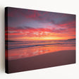 Large canvas print of a Caribbean beach scene with vibrant blue and turquoise waters, ideal for kitchen wall art.