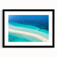 Abstract art print featuring vibrant, colorful textures, framed in black, ideal for living room decor.