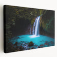 Large stretched canvas featuring a detailed Central American scenery, ideal for kitchen wall art.