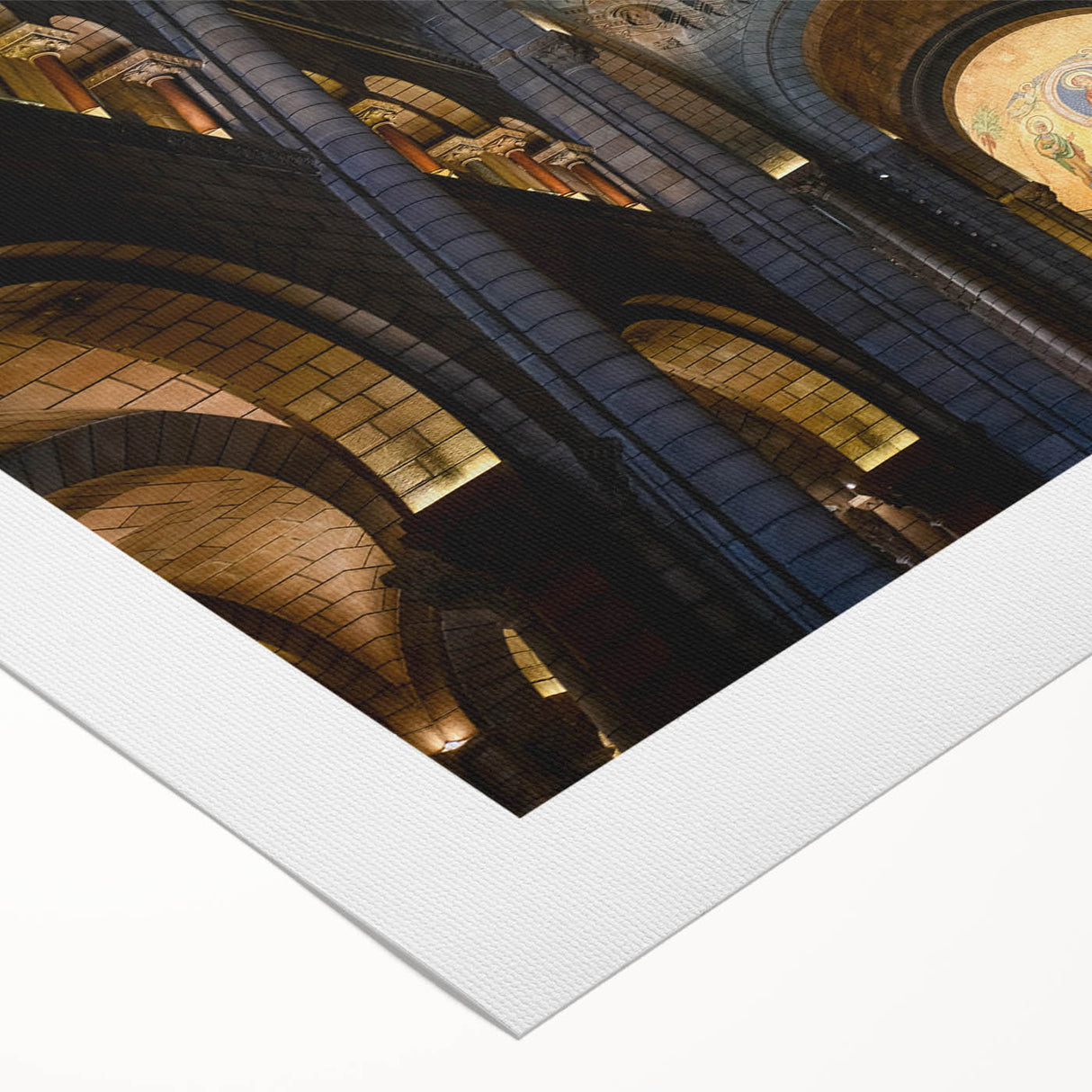 Art deco poster featuring a vibrant Monaco scenery in pastel colors on rolled canvas, ideal for dining room wall art.