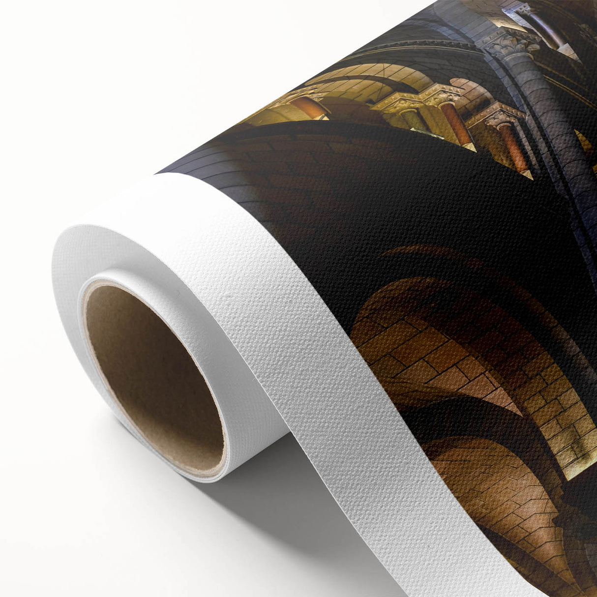 Art Deco poster of Monaco scenery in pastel shades on rolled canvas, ideal for nursery wall art.