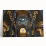 Black and white large art print of Monaco scenery on stretched canvas, suitable for kitchen wall art.