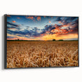 Black and white landscape art painting of a European scenery on framed canvas, suitable for bedroom wall decor.