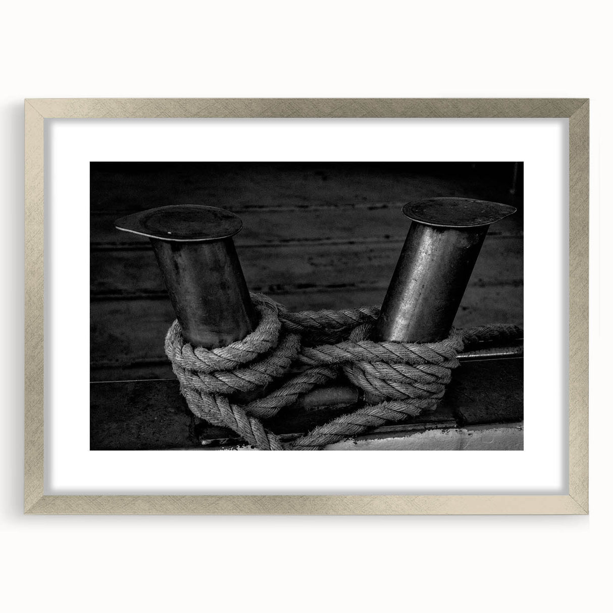 Extra large abstract art print depicting a textured Porto scenery in muted earth tones, framed in silver.