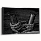 Black and white framed canvas of Porto landscape, vintage poster style, ideal for bedroom decor.