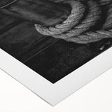 Art deco poster of Porto, Portugal skyline in muted blue and gray on rolled canvas, ideal for dining room wall art.