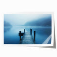 Extra large rolled print of a scenic Swiss landscape with vibrant greens and blues, ideal for dining room wall art.