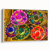 Vintage poster art of Cabo San Lucas with colorful imagery on a large framed canvas, ideal for living room decor.