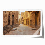 Extra large rolled print of a Saudi Arabian landscape with vibrant floral elements, ideal for art wall dining room.