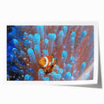 Extra large rolled print of a serene Fiji oceanscape with vibrant blues and greens, ideal for dining room wall art.