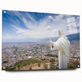 Acrylic print of a Bolivian landscape, showing muted earth tones, ideal for bedroom or dining room decor.