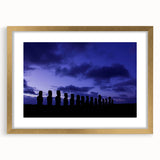 Extra large abstract art print featuring textured scenery of Chile, in gold frame with mat, for living room decor.