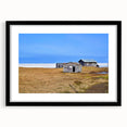Extra large framed abstract art print of a colorful Alaskan landscape, ideal for living room decor.