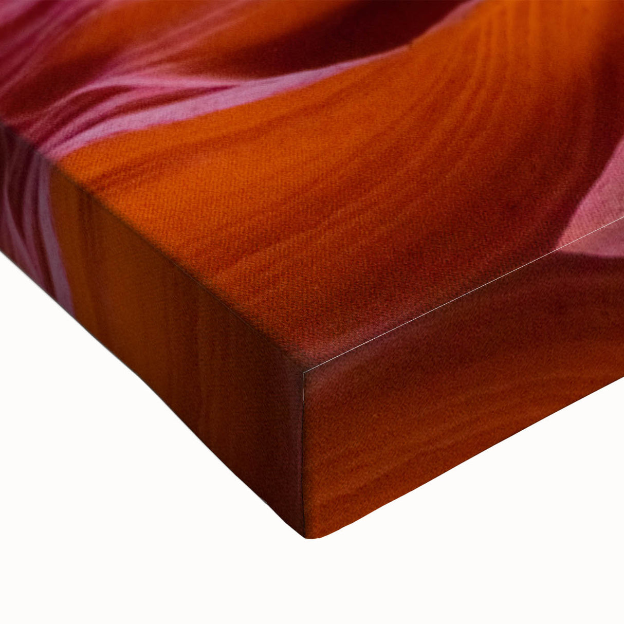Black and white landscape art painting of Antelope Canyon on large stretched canvas, suitable for bedroom wall decor.