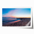 Rolled print of Catalina, California scenery with vibrant floral elements, ideal for art wall dining room.
