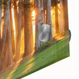 Large abstract depiction of San Francisco in muted earth tones on acrylic, ideal for dining room art.