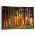Black and white framed canvas of San Francisco landscape, ideal for bedroom wall art.