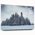 Acrylic print of a large abstract depiction of Vail, Colorado, in muted earth tones, ideal for bedroom or dining room decor.