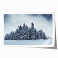 Rolled print of Vail, Colorado scenery with floral elements in soft earth tones, suitable for art wall dining room.