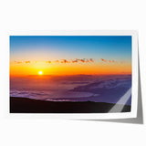 Extra large rolled print of Maui scenery with vibrant green and blue tones, suitable for art wall dining room or bathroom.